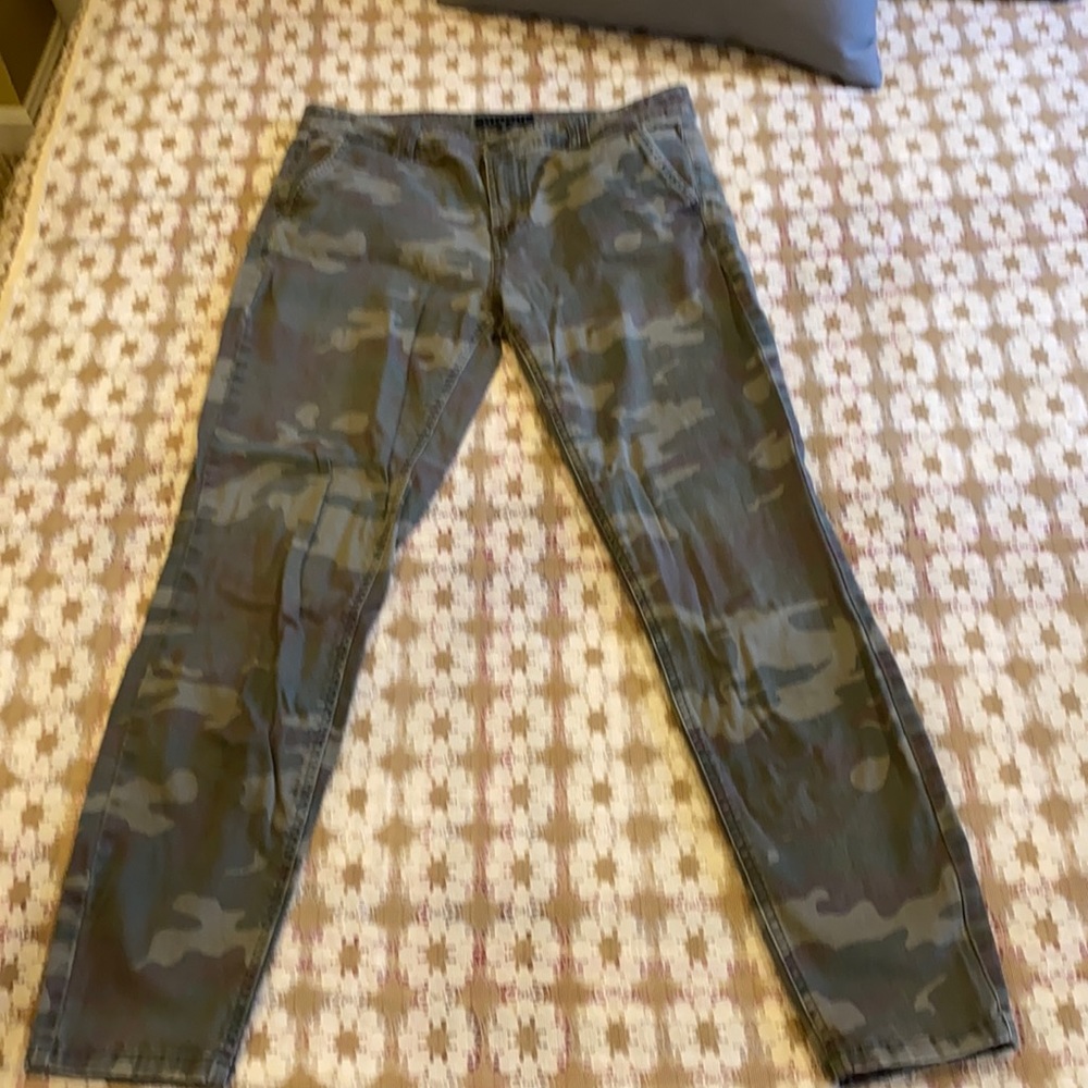 Sanctuary Olive Camouflage Skinny Jeans